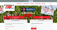 Desktop Screenshot of kokkolacup.fi